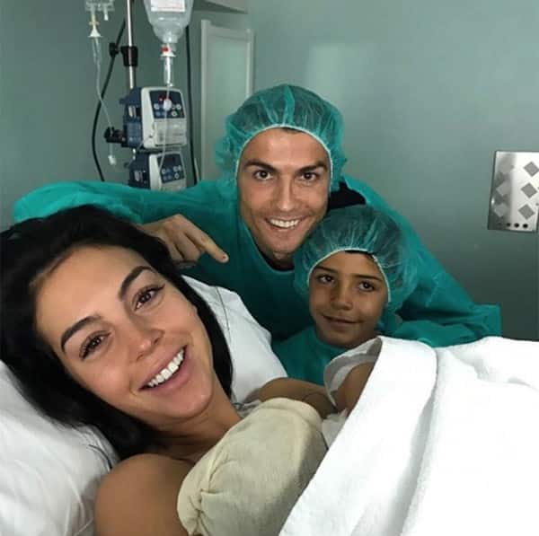 Nació Alana Martina la primera hija de Cristiano Ronaldo