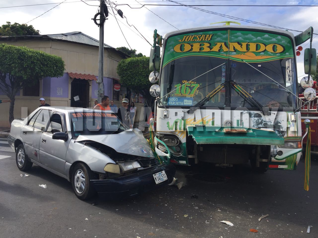 Julio Díaz, de 25 años, irrespetó una señal de alto