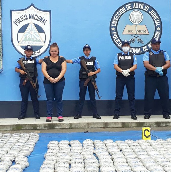  Yamileth del Carmen Martínez Martínez fue capturada con 500 lbs de marihuana