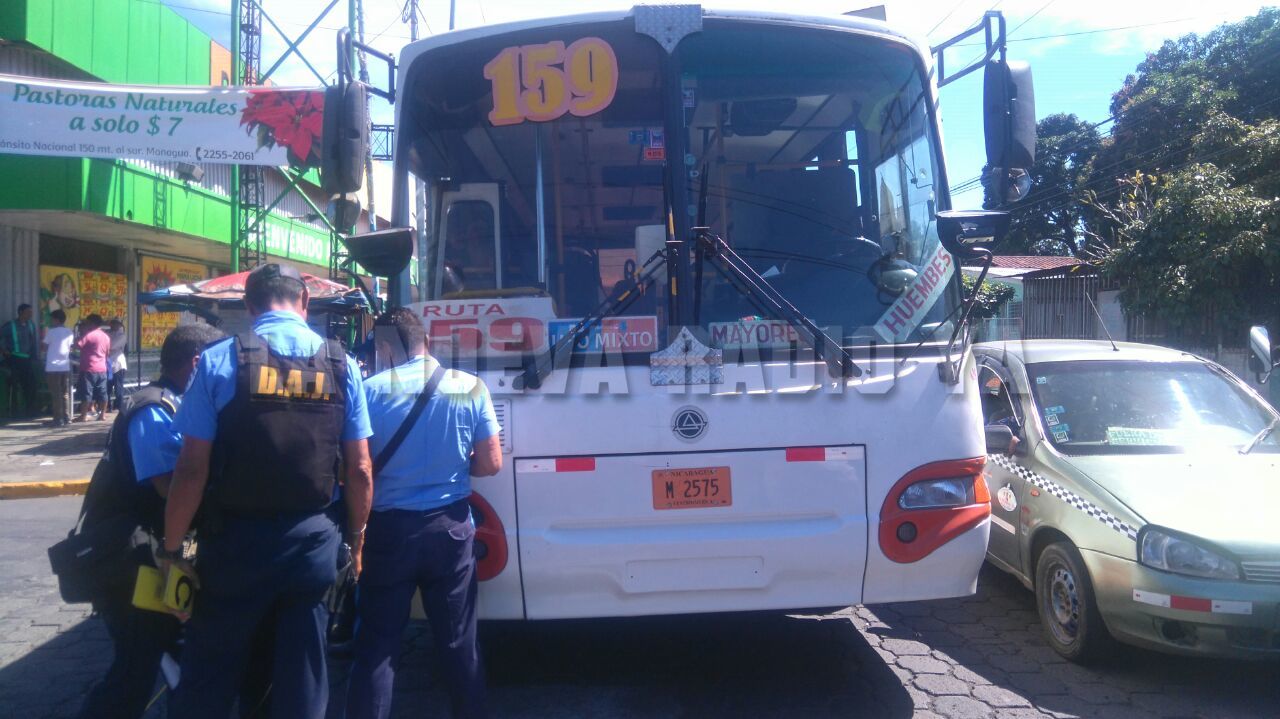 El robo ocurrió en esta unidad de la ruta 159 cerca de la P del H