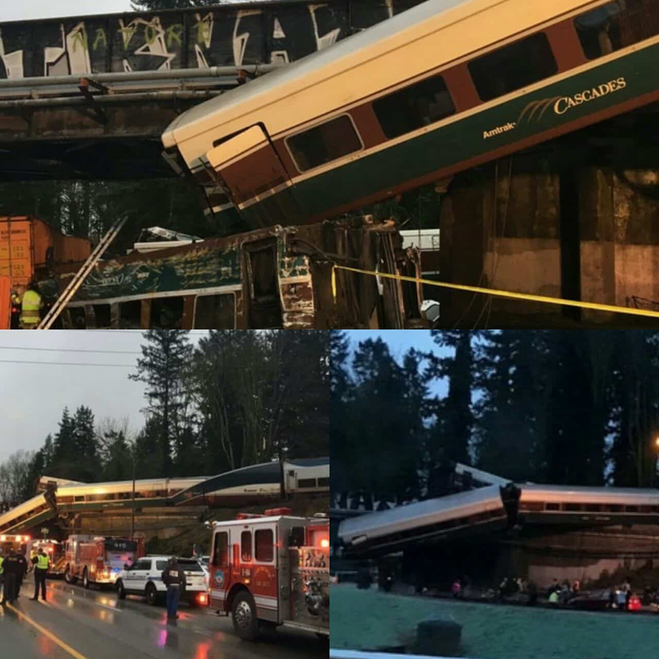 El accidente del tren dejó 6 muertos en la capital estadounidense