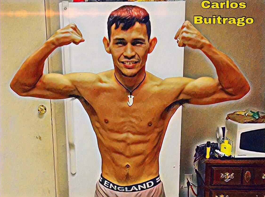 El boxeador nicaragüense Carlos Buitrago