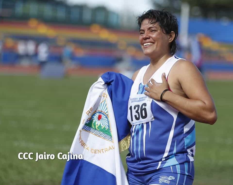 La atleta nicaragüense Dalila Rugama