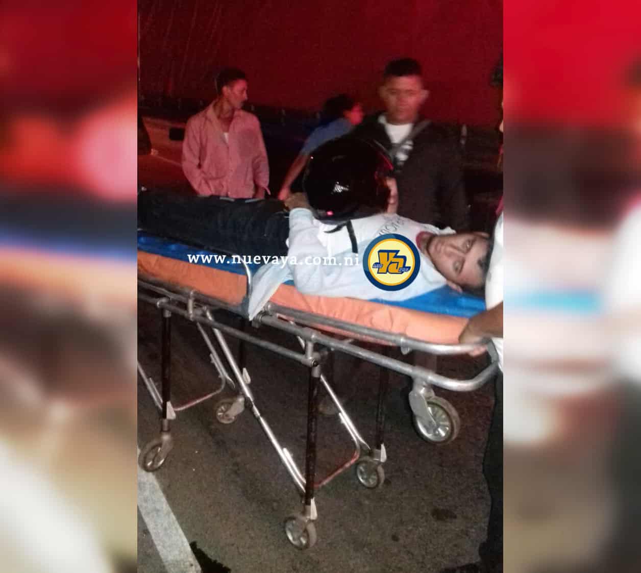 Motociclista sufre graves lesiones esta madrugada