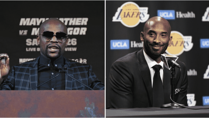 Mayweather desafía a Kobe Bryant por un milloncito