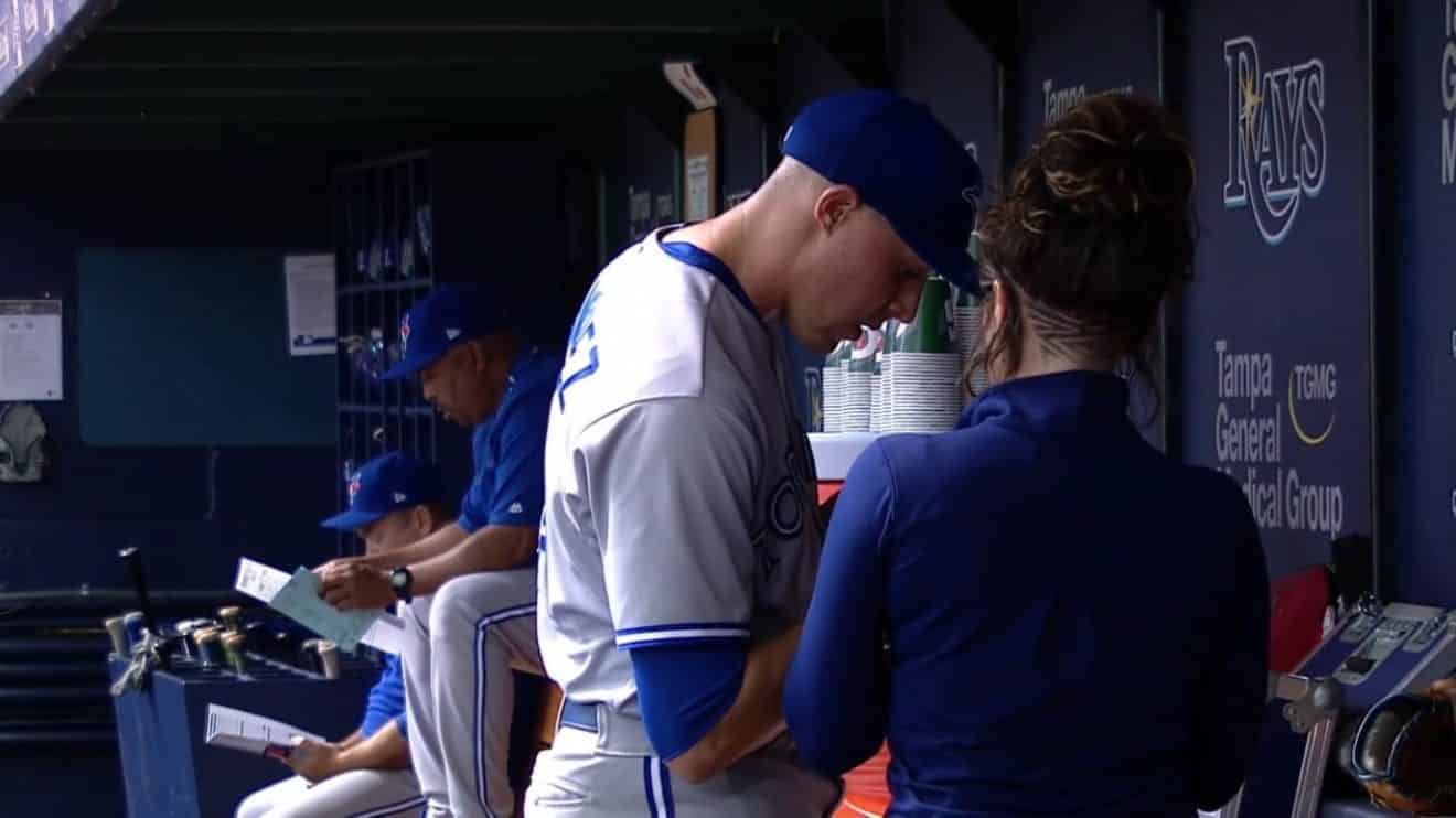 Nikki Huffman y Marcus Stroman