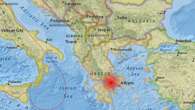 Sismo de magnitud 5 en Grecia