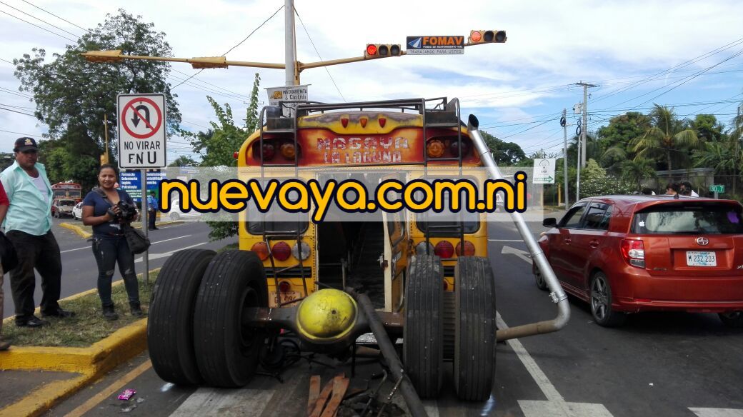 El autobús cubre la ruta Masaya – Valle La Laguna