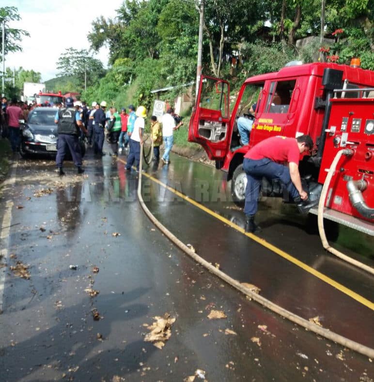 en el hecho no se reportan personas lesionadas