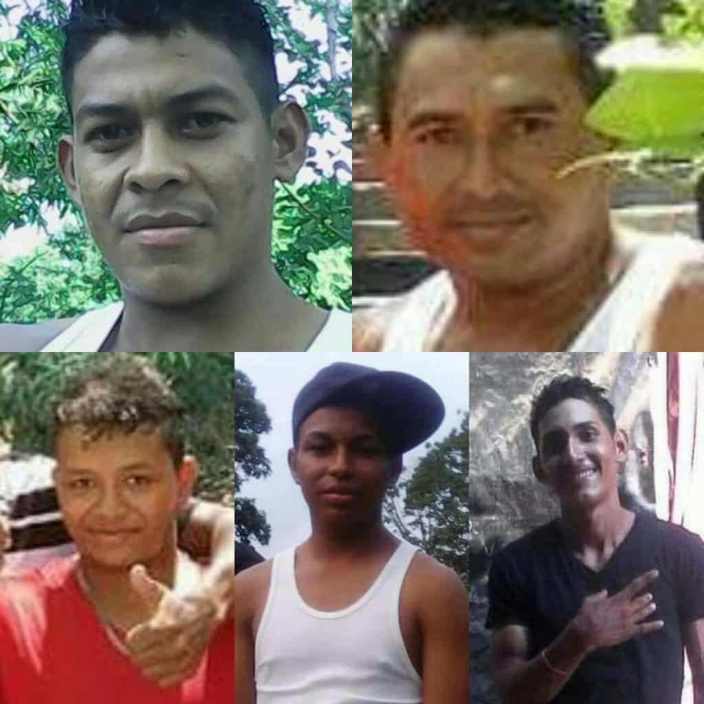 Los 5 pescadores desaparecidos en Mechapa