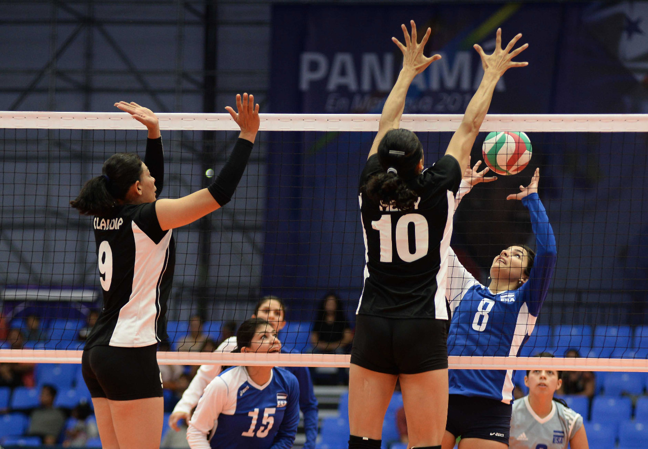 Nicaragua vs El Salvador Voleiball femenino