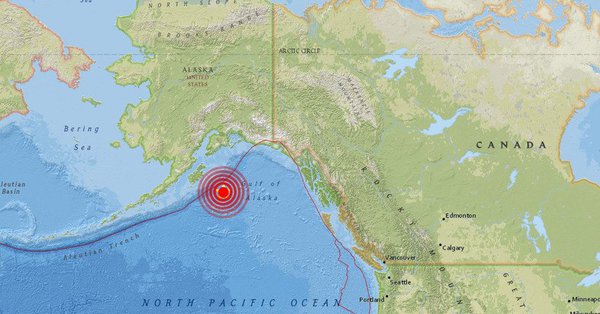 USGS cancela alerta de tsunami en Kodiak tras sismo