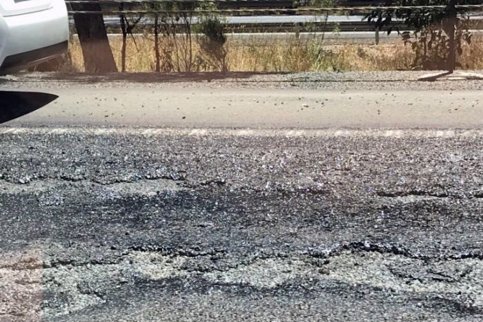 El calor derrite las carretera en Australia