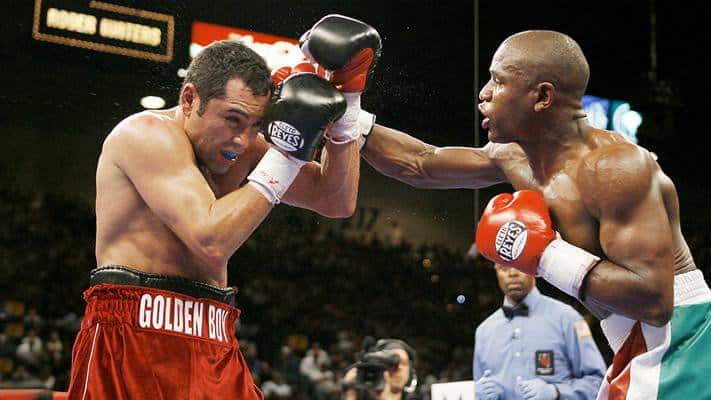 De La Hoya vs Floyd Mayweather