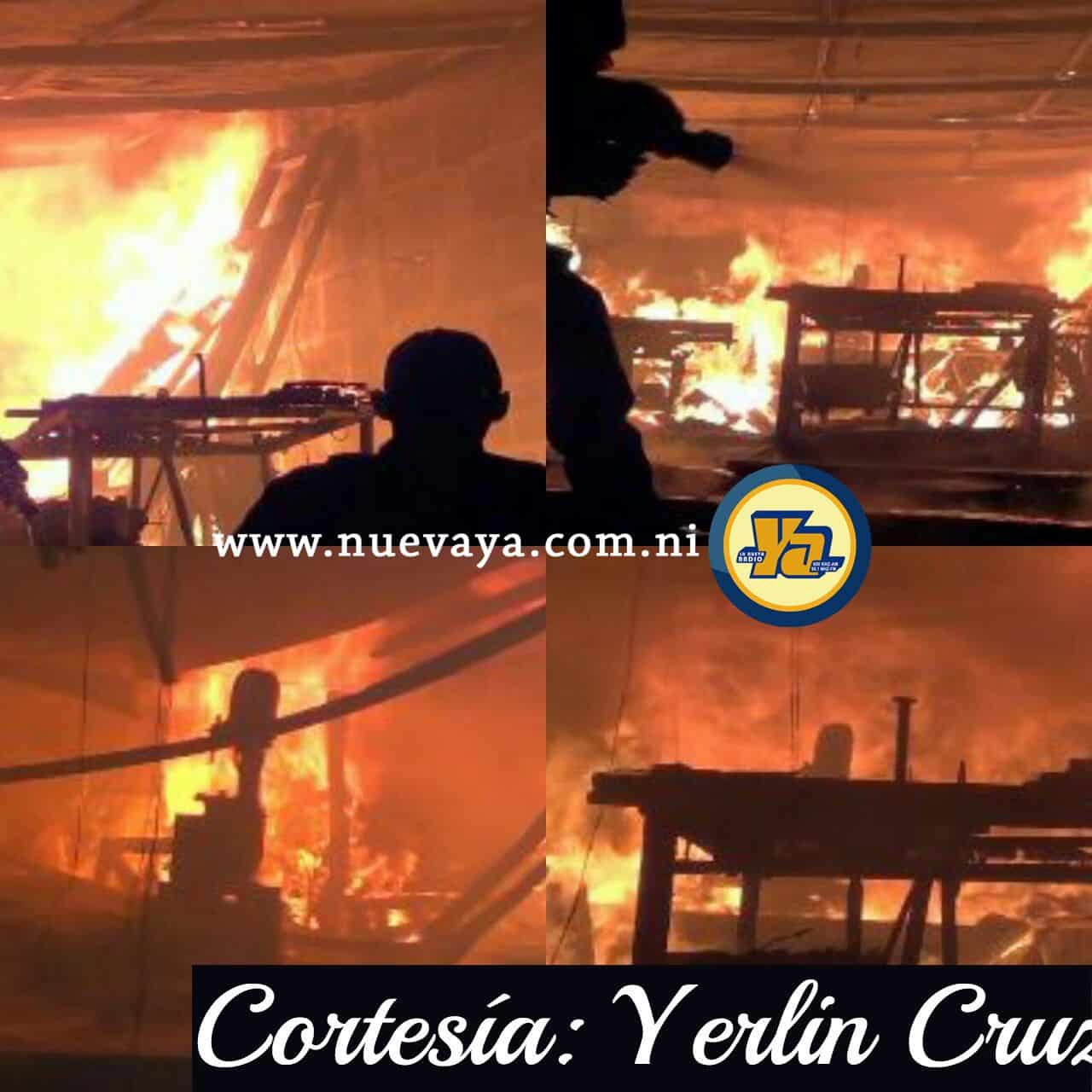 El incendio ocurrió en la zona 5 de Juigalpa