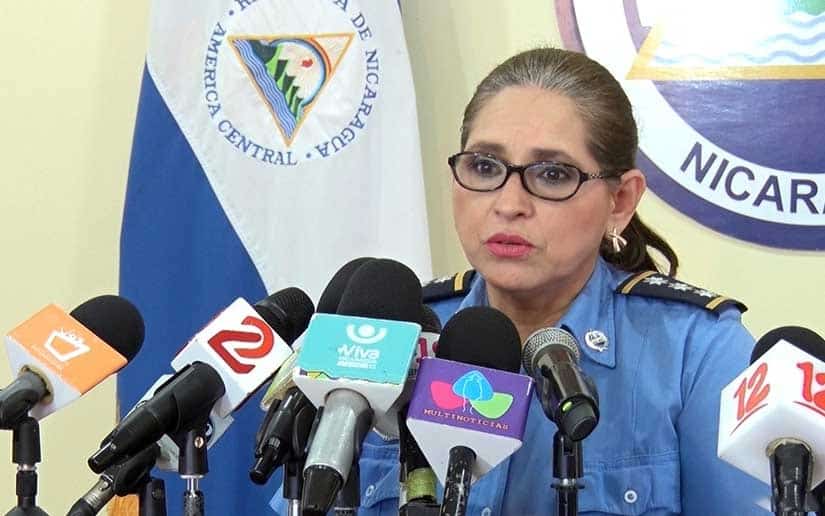 La comisionada mayor Vilma Rosa González