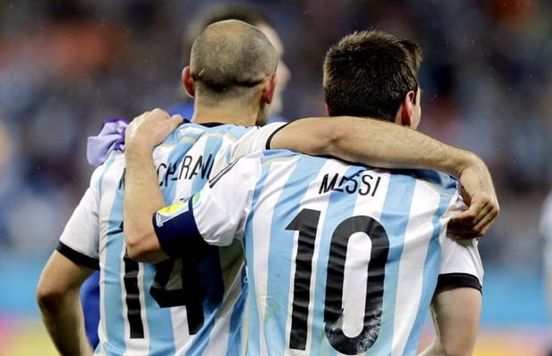 Mascherano y Messi