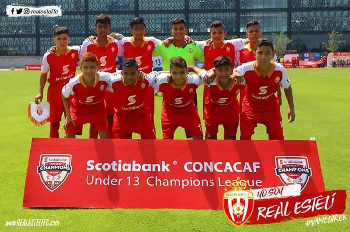 Real Estelí es el único club nicaragüense que ha participado en la Liga de Concacaf Sub 13