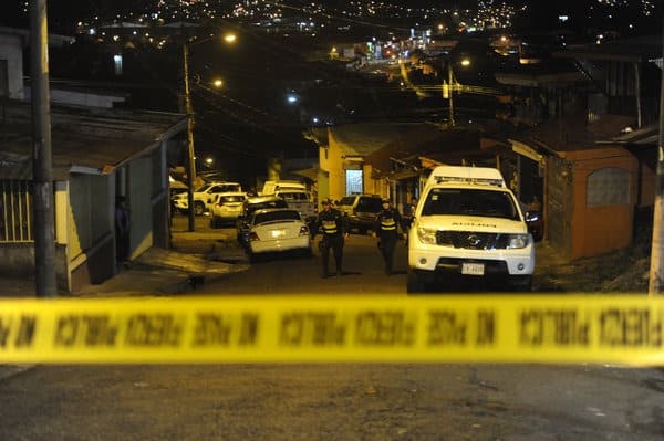 En este lugar asesinaron al nicaragüense en Costa Rica. Via nacion.com