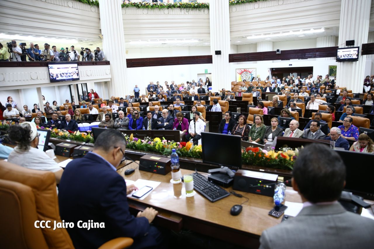 Sesión de la Trigésima Cuarta Legislatura de la Asamblea Nacional de Nicaragua