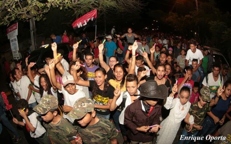 JS19J realiza caminata nocturna para conmemorar el Paso a la Inmortalidad del General Sandino