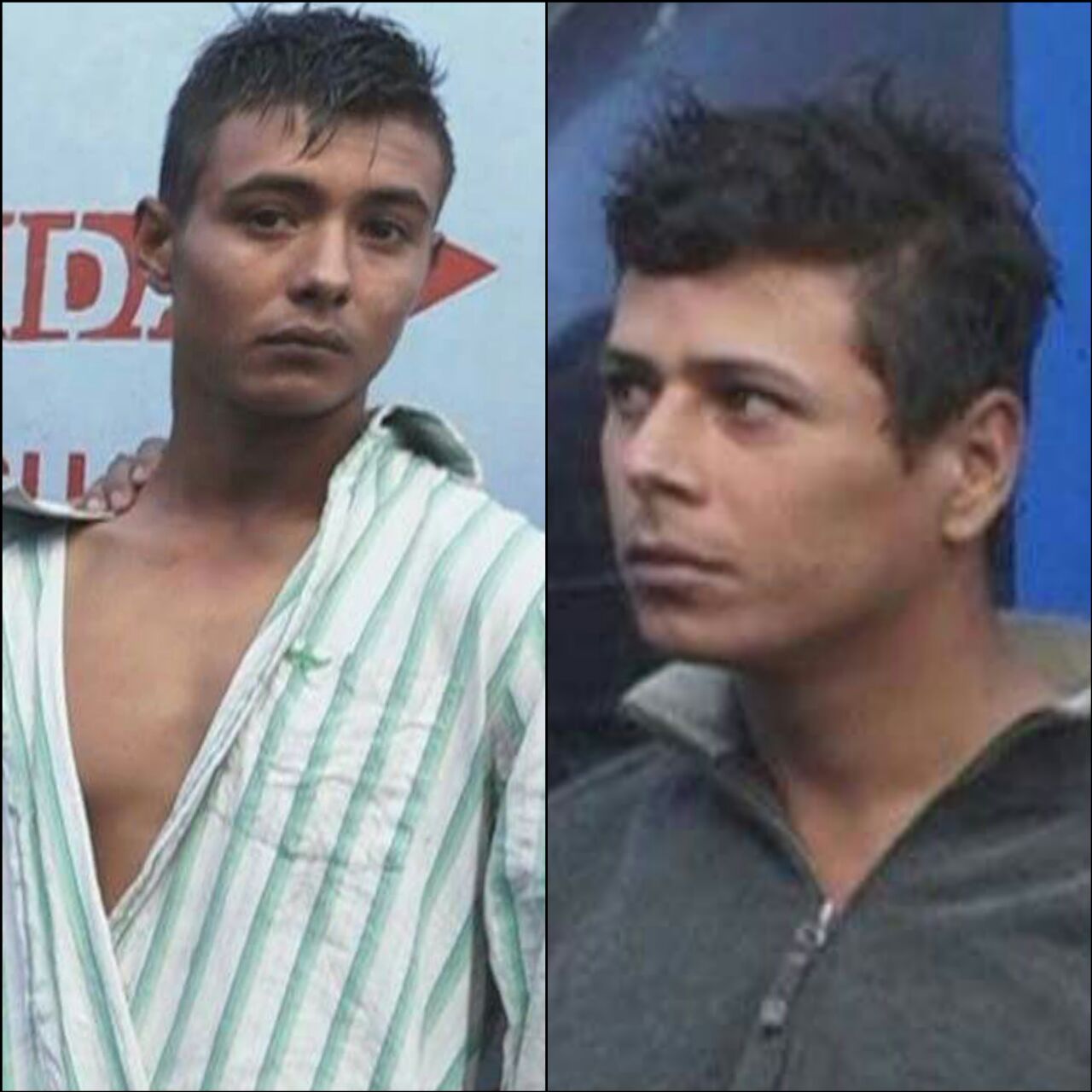 Harvin Antonio Sáenz López y Eddy José Cruz López