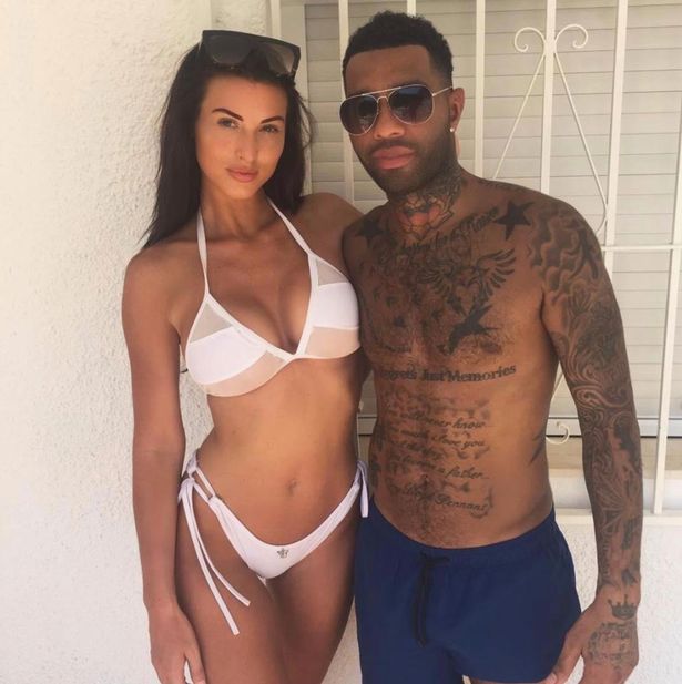 Jermaine Pennant y su esposa