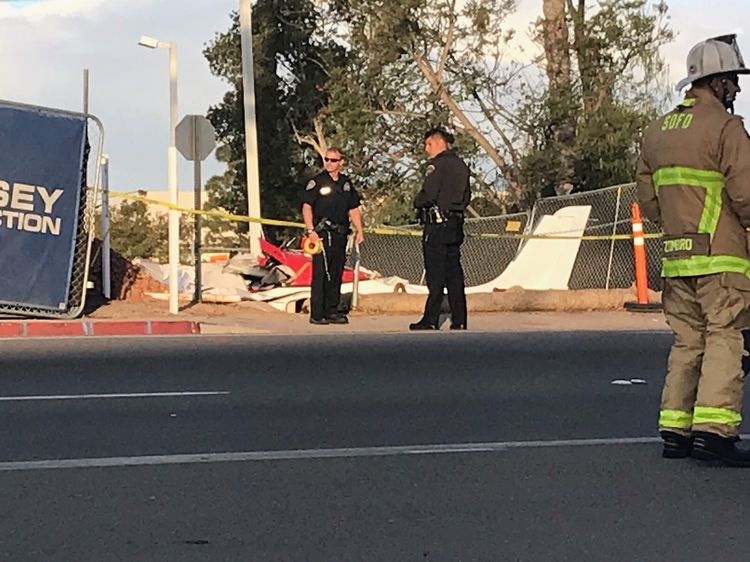 Avioneta se estrella en San Diego