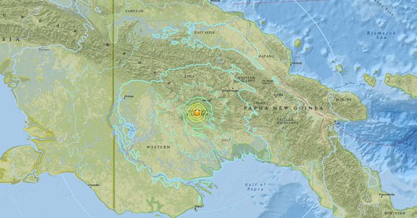 Intenso sismo de magnitud 6,3 en Papúa, Nueva Guinea