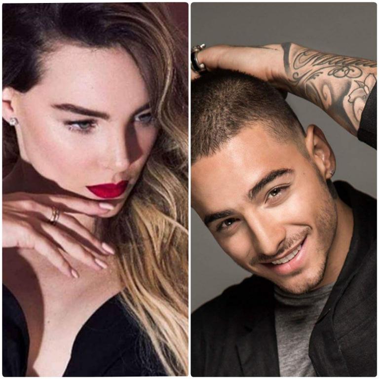 Belinda posó semidesnuda y Maluma no pudo resistirse