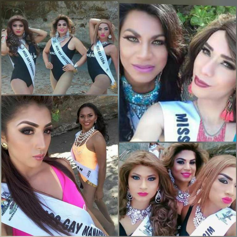 Candidatas a Miss Gay Nicaragua 2018 calientan Montelimar con sus trajes de baño
