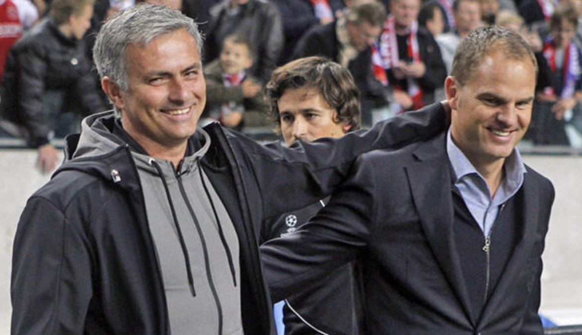 Frank De Boer y José Mourinho