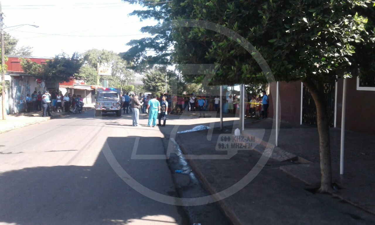 El asesinato ocurrió en el barrio Germán Pomares, en el distrito 5 de Managua