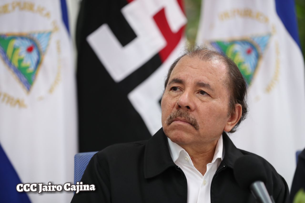 El comandante Daniel Ortega, presidente de Nicaragua