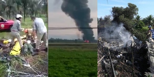 Un avión militar se estrelló en Brasil y sus 2 pilotos lograron eyectarse a tiempo