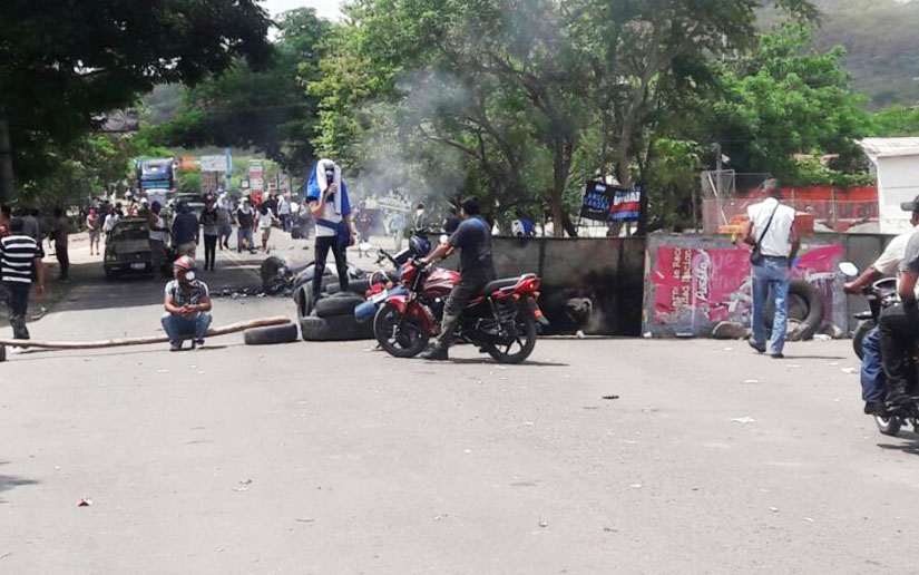 Tranque en la ciudad de Estelí