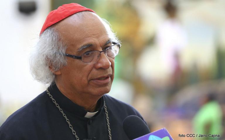 Carta del Presidente Daniel Ortega a Su Eminencia Reverendísima Cardenal Leopoldo José Brenes