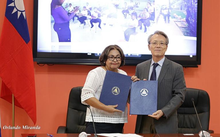 China-Taiwán apoya a Nicaragua con casi 2 millones de dólares para merienda escolar