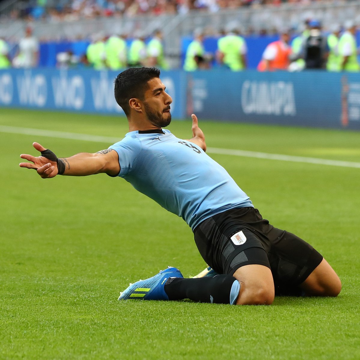 Luis Suárez logró su gol 7 en Rusia 2018