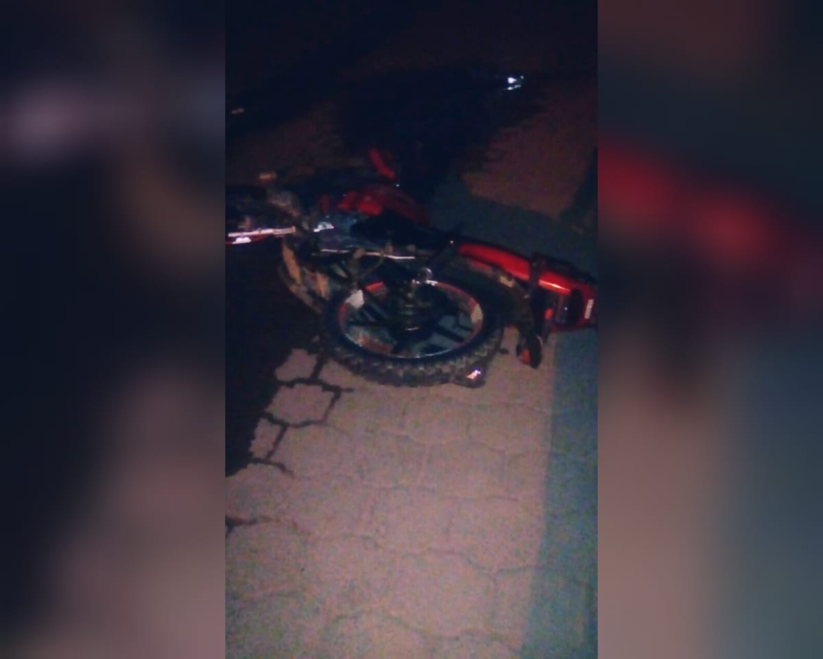 Accidente en motocicleta