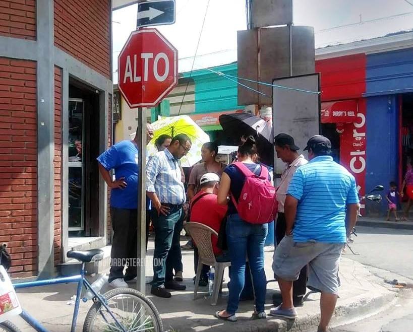 Asaltan a un cambista en Estelí. Foto Cortesía Radio ABC Stereo