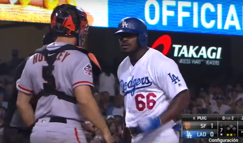Batalla campal entre Dodgers y Giants MLB