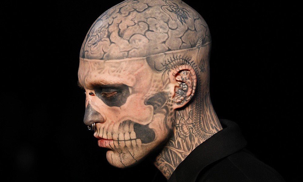 El modelo Rick Genest, más conocido como 'Zombie Boy', falleció a los 32 años en Canadá