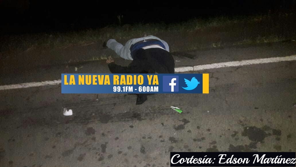 William Fernando Rivera Sánchez murió de manera instantánea esta madrugada