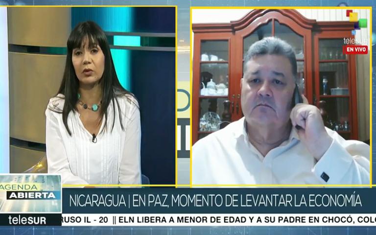 Moisés Absalón Pastora destaca en entrevista a Telesur, que pueblo derrotó al golpismo porque desea vivir en paz y en progreso