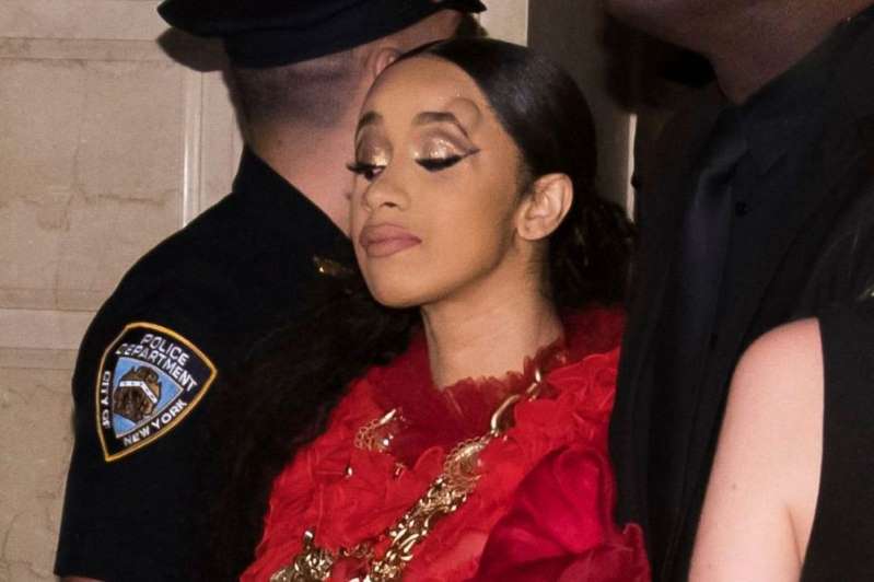 Así quedó el rostro de Cardi B luego de su pelea con Nicki Minaj