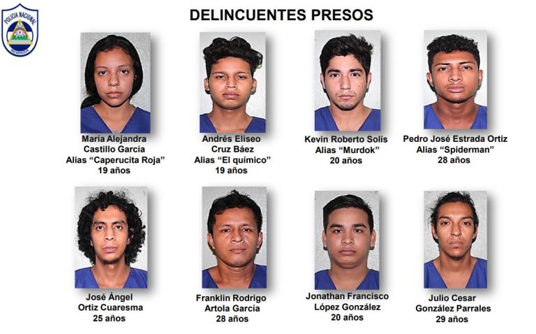 Detienen a 8 delincuentes por quemar preescolar en la UNAN-Managua