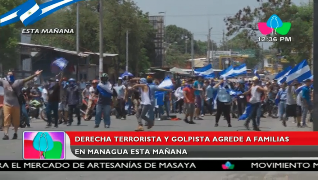 Terroristas golpistas atentaron hoy contra las familias capitalinas