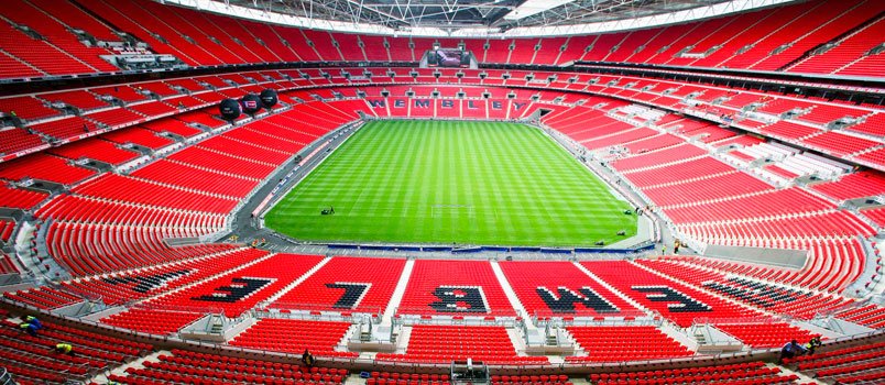 El emblemático estadio de Wembley en Londres, esta a la venta