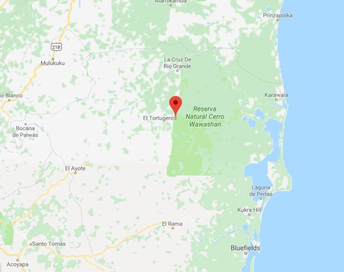 Mapa de Google, El Tortuguero